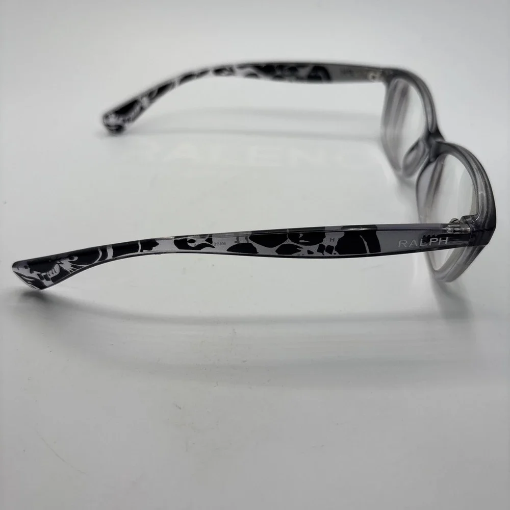 Ralph Lauren Eyeglasses Womens Grey Ombre Floral RA7072 1511 51-18-140mm #C287